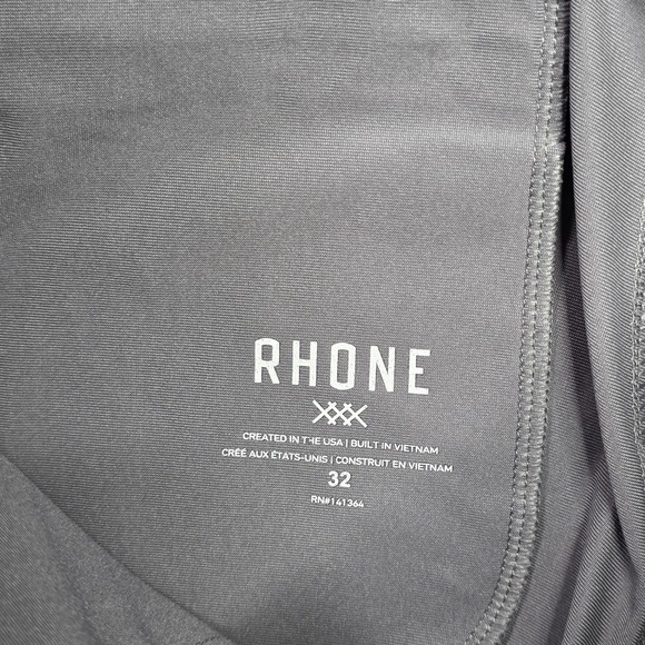 Rhone Commuter Slim Pants‎ Mens 32 Performance Chino Stretch Travel Golf Gray - Picture 6 of 9